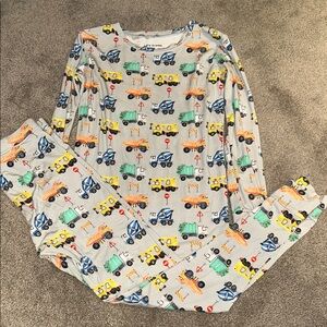Little Sleepies Gray Construction Kids Pajamas